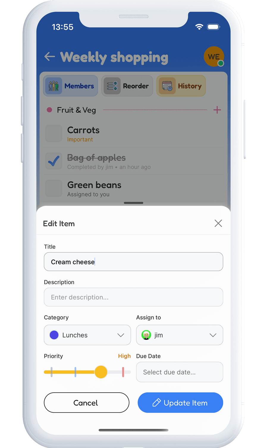 Listshare app feature 3