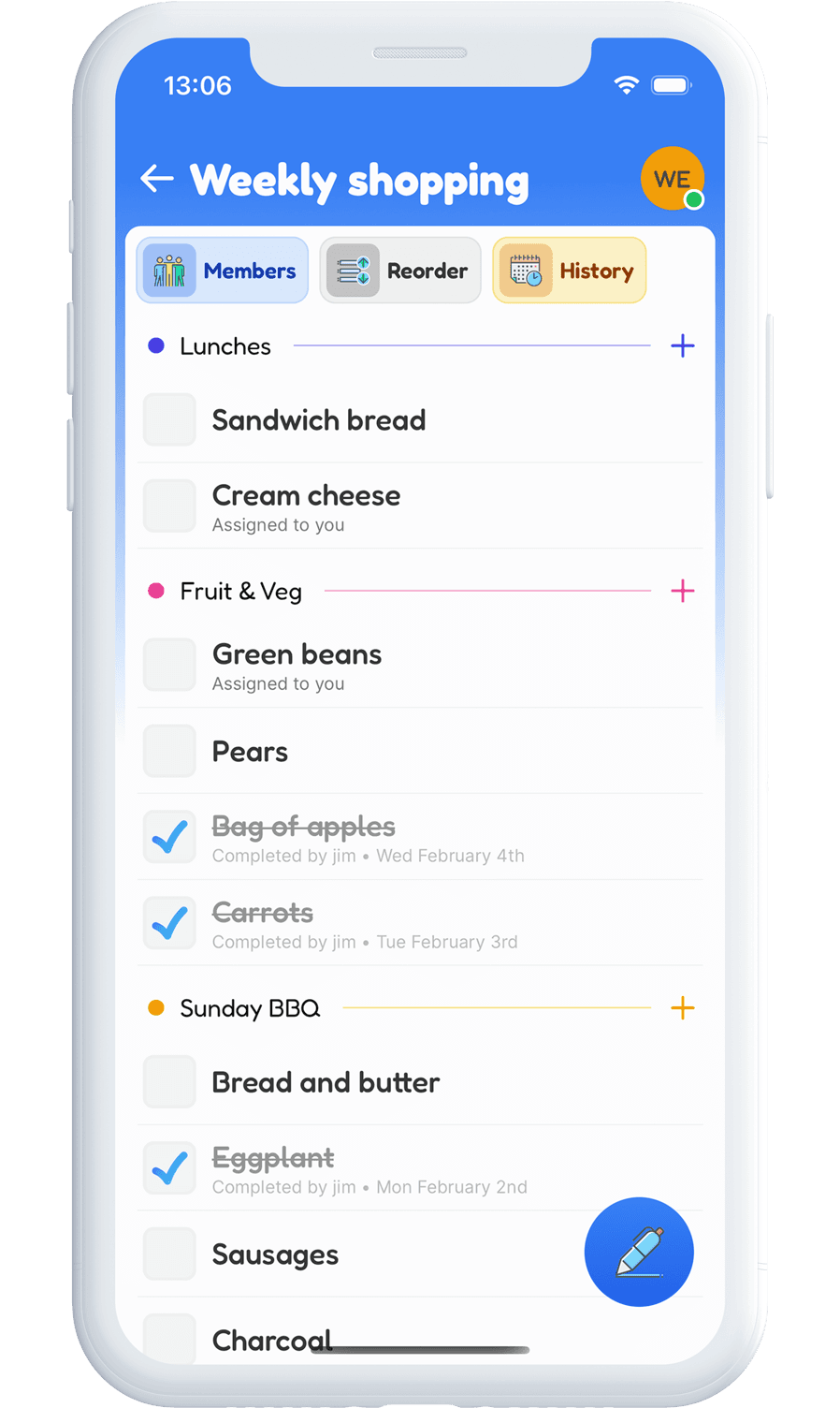 Listshare app feature 2